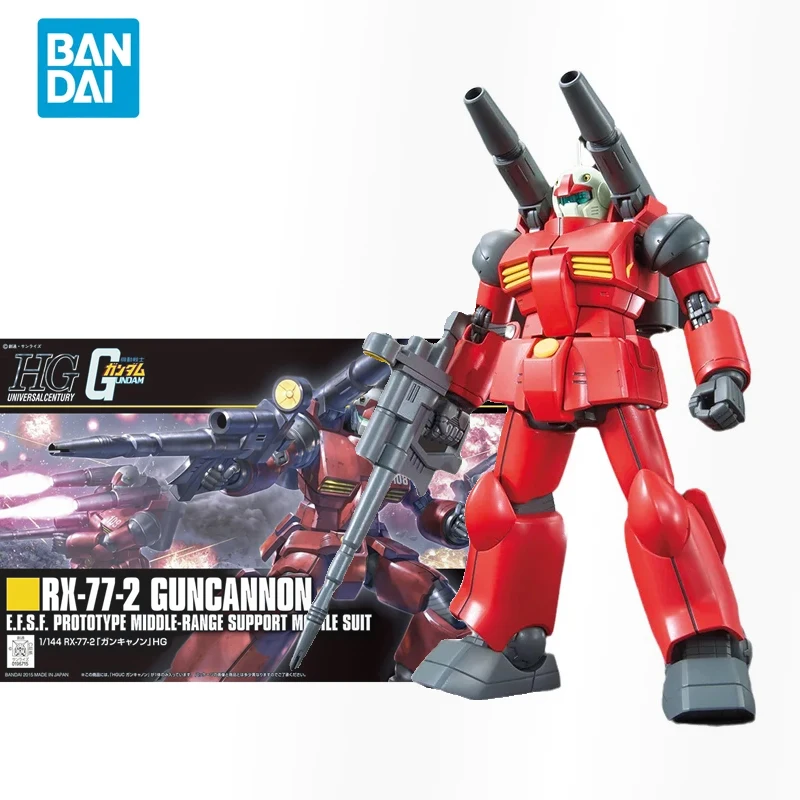 Bandai Genuine Original Anime GUNDAM Model HGUC 1/144 RX-77-2 GUNCANNON GUNDAM Action Figure Toys Collectible Model Gift for Kid
Bandai Genuine Original Anime GUNDAM Model HGUC 1/144 RX-77-2 GUNCANNON GUNDAM Action Figure Toys Collectible Model Gift for Kid