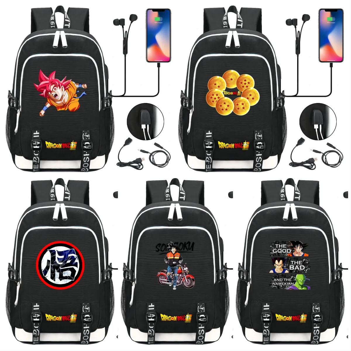 New Kawaii Super Dragon Ball Boys Girls Kids School Book Bags Women Bagpack Teenagers Schoolbags Canvas Travel Laptop Backpack
New Kawaii Super Dragon Ball Boys Girls Kids School Book Bags Women Bagpack Teenagers Schoolbags Canvas Travel Laptop Backpack