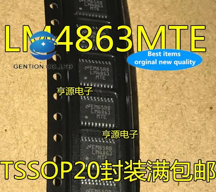 10 шт., 100% оригинальные новые модели LM4863MTE LM4863MTEX LM4863 TSSOP20 аудио IC аудио усилитель чип
10 шт., 100% оригинальные новые модели LM4863MTE LM4863MTEX LM4863 TSSOP20 аудио IC аудио усилитель чип