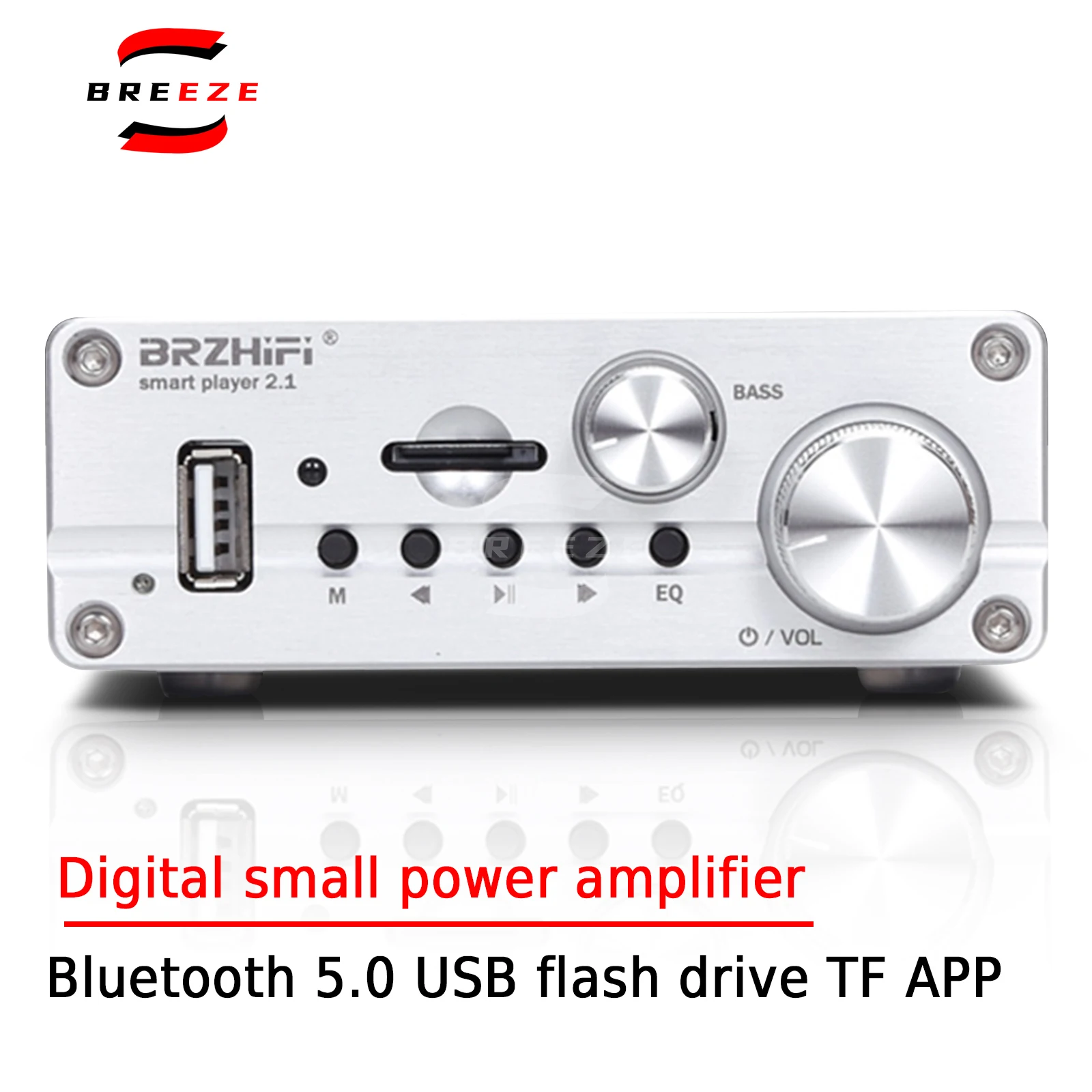 

BREEZE HIFI Fever Level 3116 High Power 2.1 Channel Digital Small Power Player Bluetooth 5.0U Disk TF Playback APP