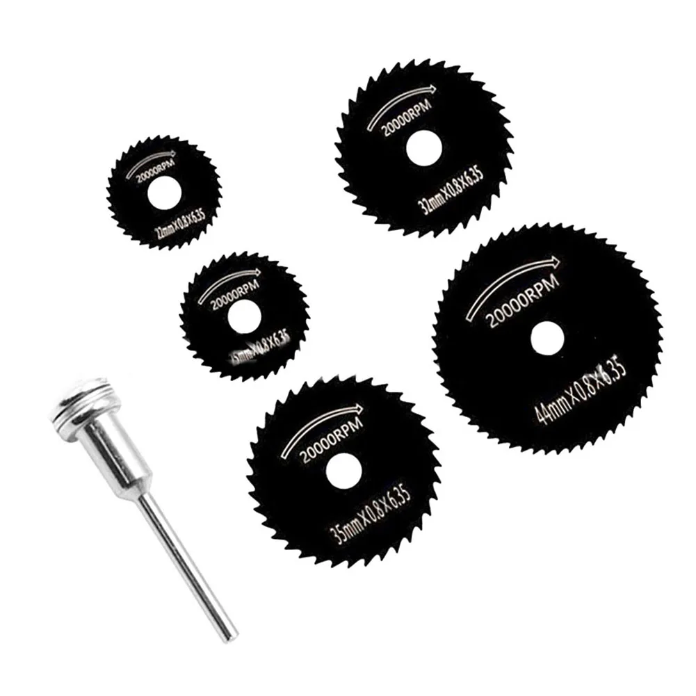 

Efficient and Reliable HSS Circular Saw Blade Set for Rotary Tools and Electric For Drills Ideal for Precision Cutting (6pcs)