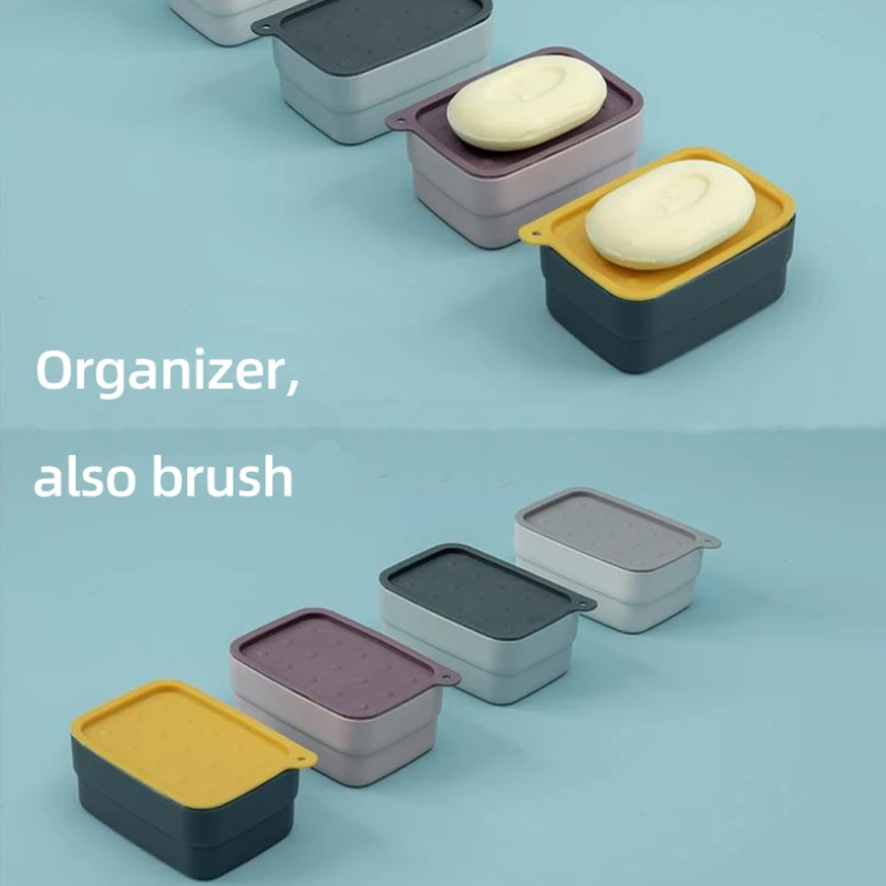 Home Portable Soap Dish Creative Two In One Portable Waterproof Washing Brush Shoe Brush Small Brush with Brush Travel Soap Dish
Home Portable Soap Dish Creative Two In One Portable Waterproof Washing Brush Shoe Brush Small Brush with Brush Travel Soap Dish
