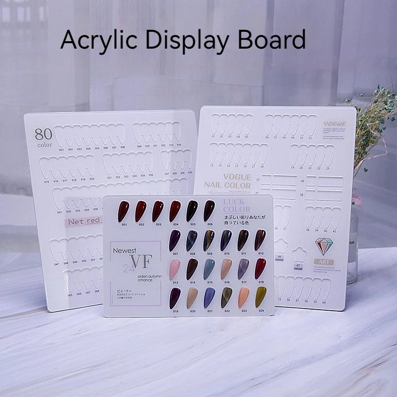 Nail Tip Color Display Stand Holder Nail Gel Polish Color Template Display Board Color Card Manicure Tools for Nail Art Display
Nail Tip Color Display Stand Holder Nail Gel Polish Color Template Display Board Color Card Manicure Tools for Nail Art Display