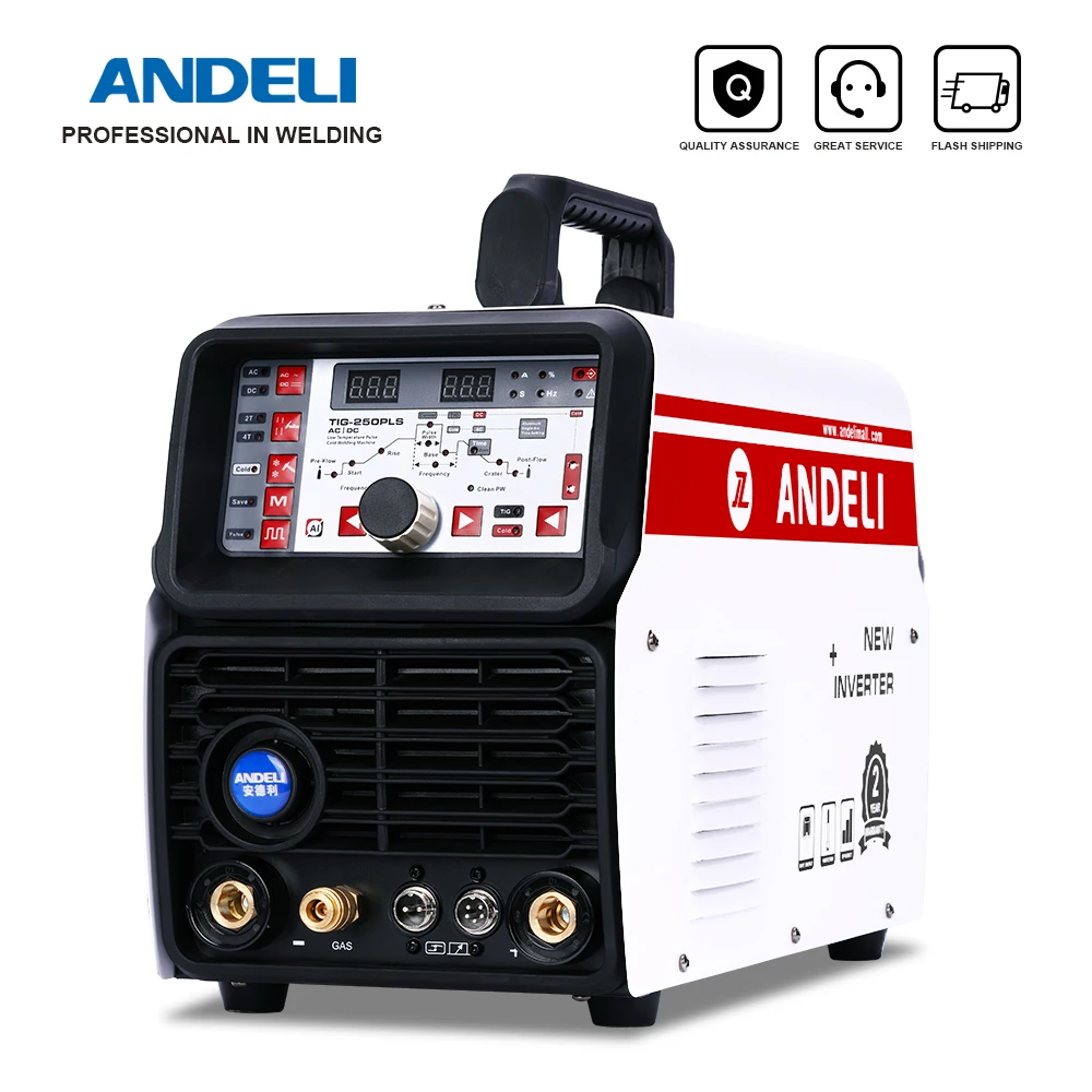 ANDELI 110/220V TIG Welding Machine TIG-250PLS AC/DC Cold Welding TIG Pulse Aluminum Welding Cold Welder
ANDELI 110/220V TIG Welding Machine TIG-250PLS AC/DC Cold Welding TIG Pulse Aluminum Welding Cold Welder