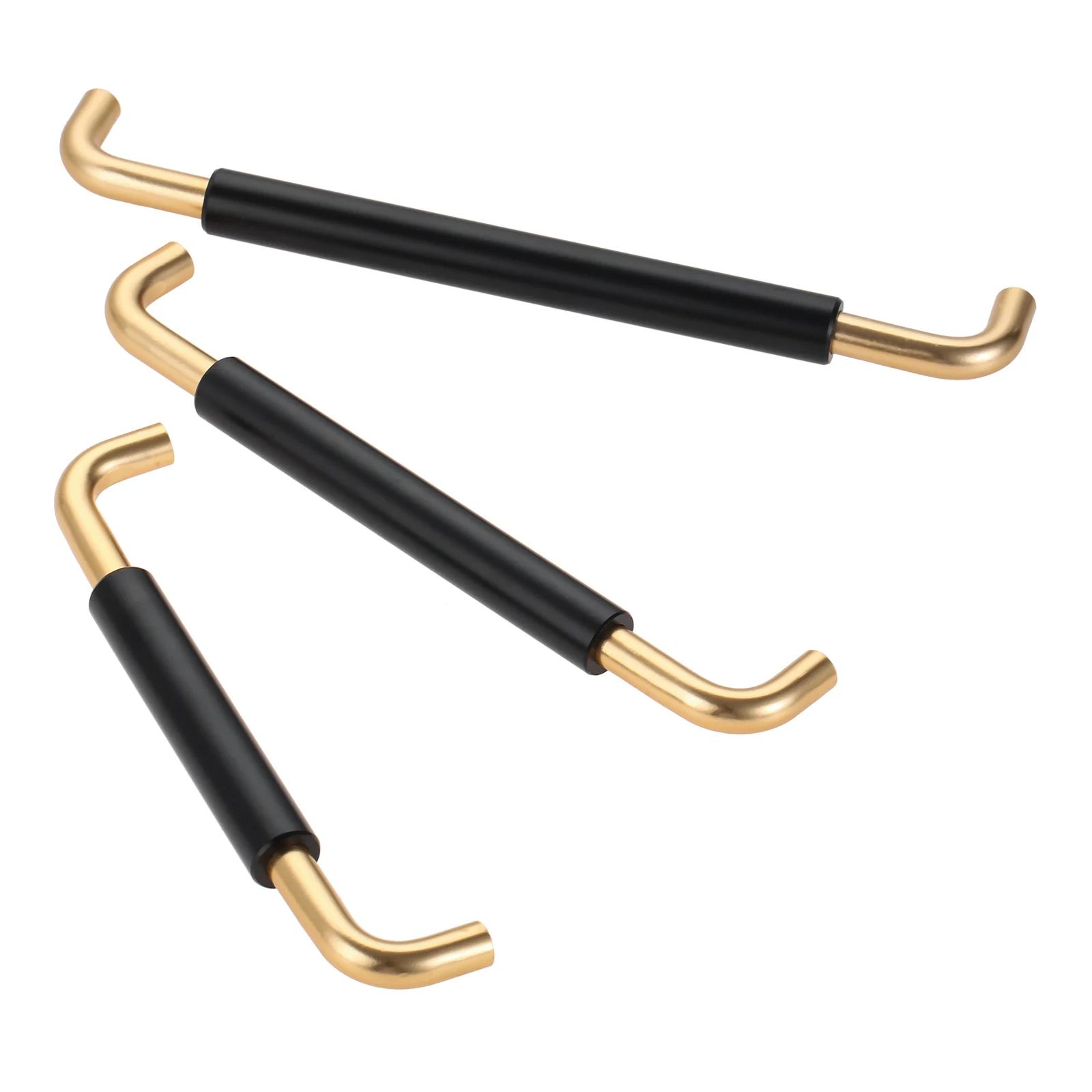 Modern Zinc Alloy Black Golden Door Handles Kitchen Cabinet Drawer wardrobe Fashion Furniture Knobs Hardware durable colrofast
Modern Zinc Alloy Black Golden Door Handles Kitchen Cabinet Drawer wardrobe Fashion Furniture Knobs Hardware durable colrofast