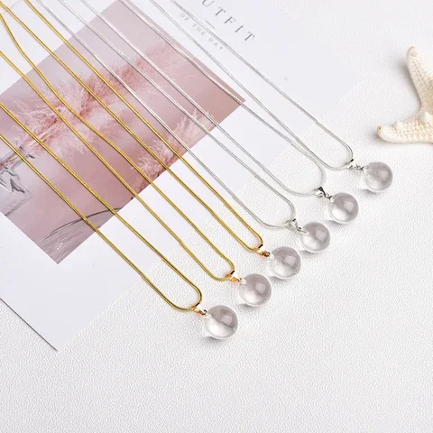 1pc Runyangshi Natural crystal stone clear quartz ball 15mm pendant Beads Ball Necklace Fashion Transfer Love Crystal Jewelry
1pc Runyangshi Natural crystal stone clear quartz ball 15mm pendant Beads Ball Necklace Fashion Transfer Love Crystal Jewelry