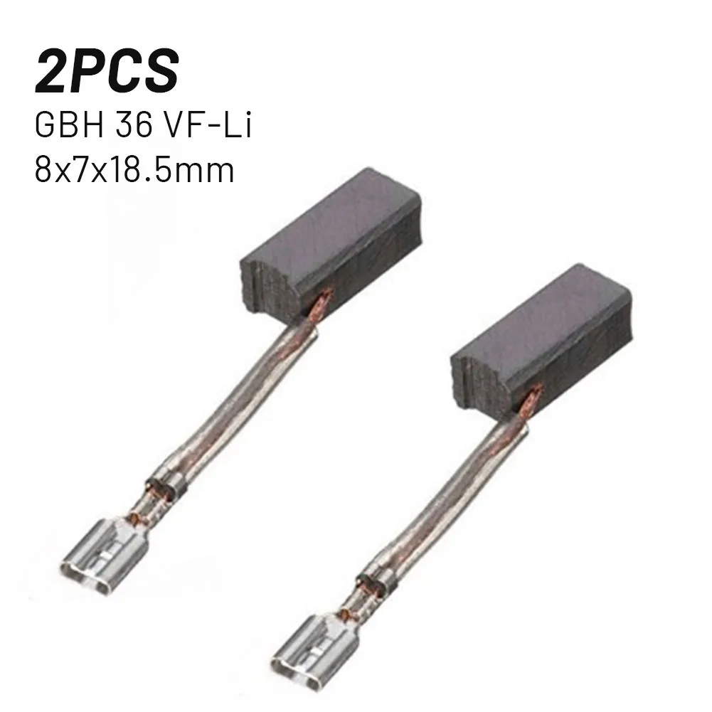 2PCS Carbon Brushes 8x7x18.5mm Angle Grinder Graphite Brush FOR BOSCH GBH36V-LI GBH 36VF-LI GBH36 V SDS DRILLS H36 MA D35
2PCS Carbon Brushes 8x7x18.5mm Angle Grinder Graphite Brush FOR BOSCH GBH36V-LI GBH 36VF-LI GBH36 V SDS DRILLS H36 MA D35