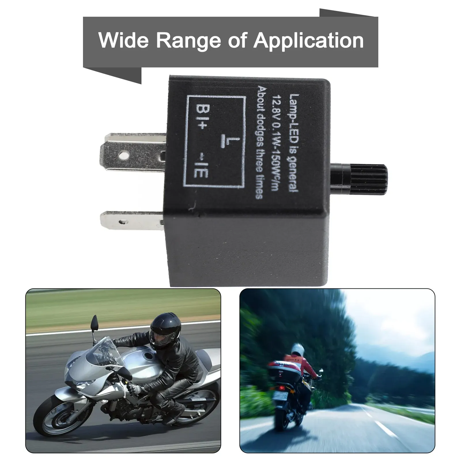 12V LED Flasher Relay 3-Pin LED Adjustable Motorcycle Flasher Relay Turn Signal Indicator Blinker Light Motorcycle Accessories
12V LED Flasher Relay 3-Pin LED Adjustable Motorcycle Flasher Relay Turn Signal Indicator Blinker Light Motorcycle Accessories