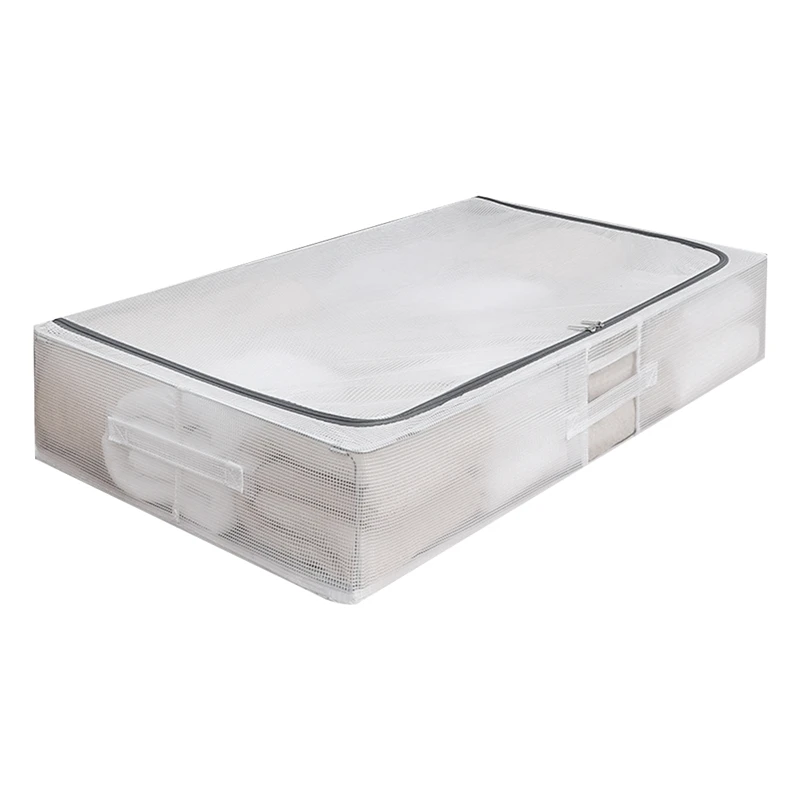 Foldable Underbed Bags With Clear Window Blankets Clothes Comforters Storage Bag Zippered Organizer For Bedroom
Foldable Underbed Bags With Clear Window Blankets Clothes Comforters Storage Bag Zippered Organizer For Bedroom
