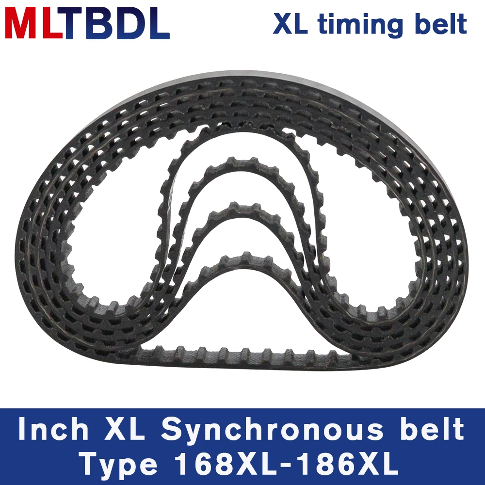 XL Timing Belt 168/170/172/174/176/178/180/182/184/186XL Rubber Timing Pulley Belt 10 Width Closed Loop Toothed Transmisson Belt
XL Timing Belt 168/170/172/174/176/178/180/182/184/186XL Rubber Timing Pulley Belt 10 Width Closed Loop Toothed Transmisson Belt