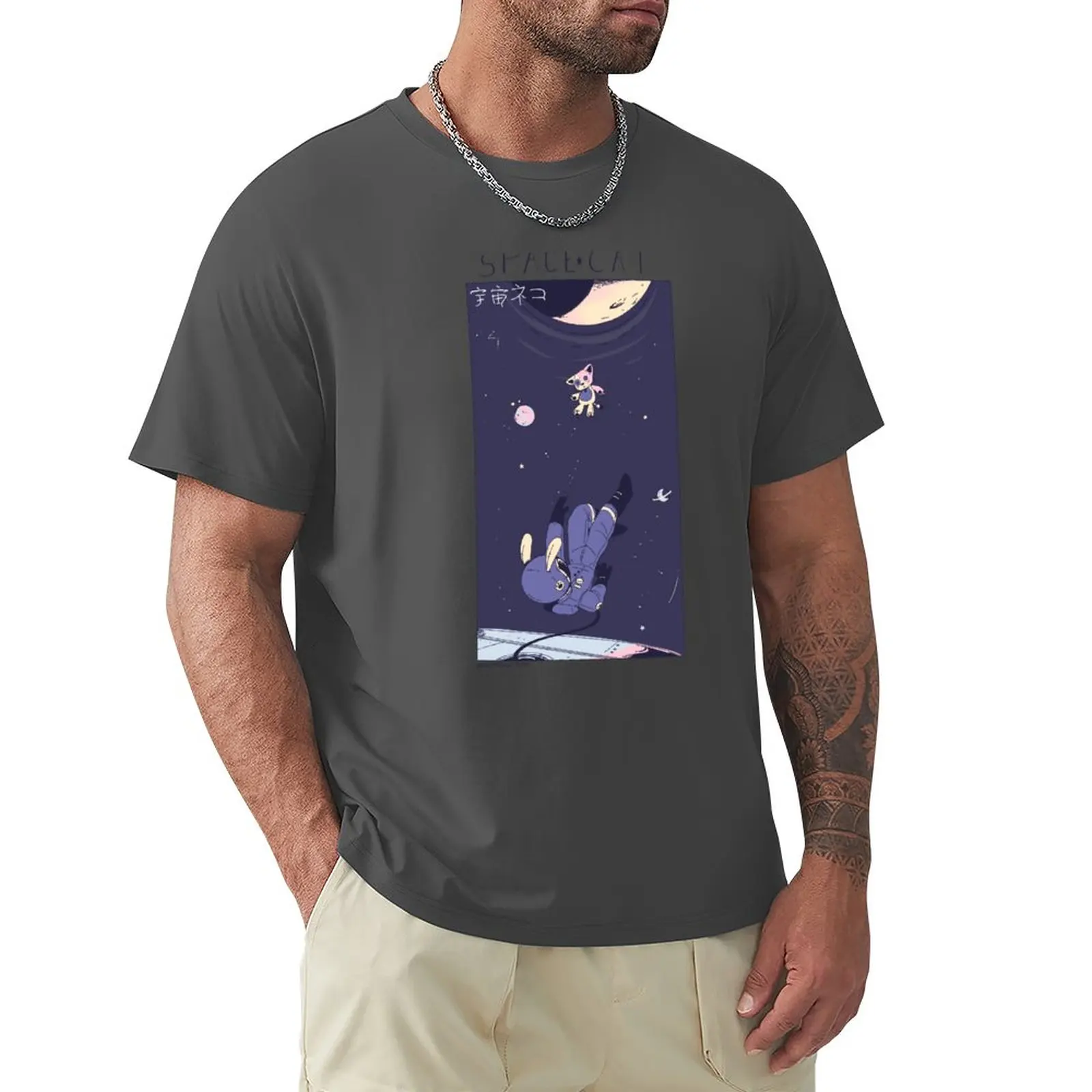 Lost | Space cat series T-Shirt plain vintage Aesthetic clothing men clothes 
Lost | Space cat series T-Shirt plain vintage Aesthetic clothing men clothes