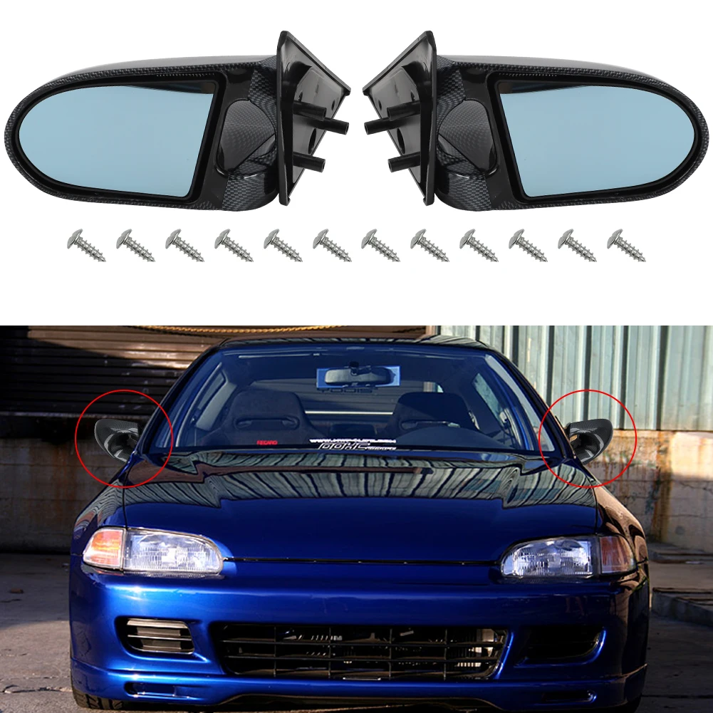 1 Pair Manual Adjustable Car Door Wing Rearview Mirror Side Rear View Mirror Cap For Honda Civic 4Dr Sedan 1996 - 2000
1 Pair Manual Adjustable Car Door Wing Rearview Mirror Side Rear View Mirror Cap For Honda Civic 4Dr Sedan 1996 - 2000