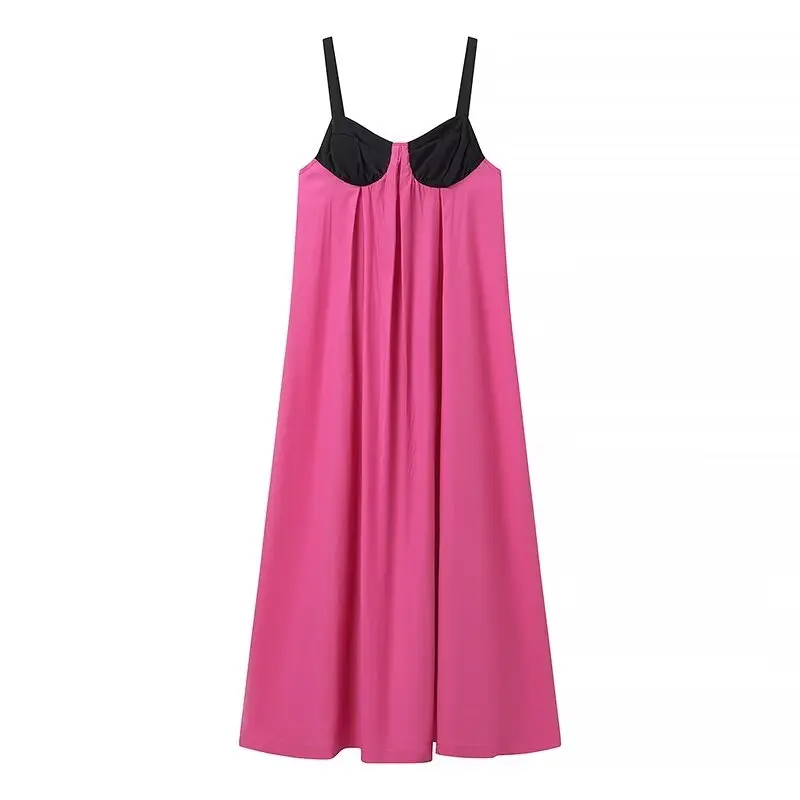 Women's Loose Suspender Skirt Floor-Length Skirt With A-Shaped Hem And Wide Skirt Backless Long Dress With Black Bow On The Back
Women's Loose Suspender Skirt Floor-Length Skirt With A-Shaped Hem And Wide Skirt Backless Long Dress With Black Bow On The Back