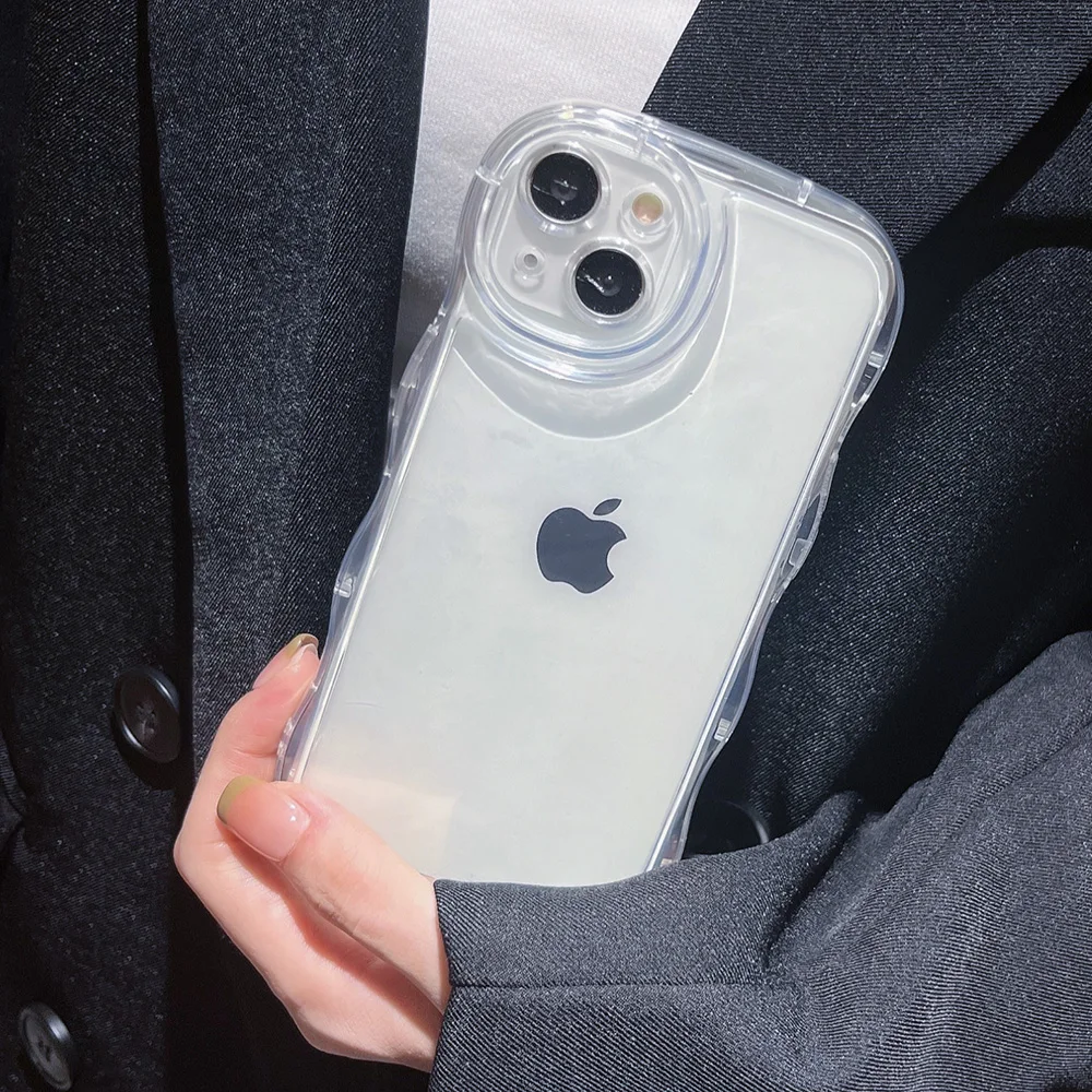 Wavy Lines Edge Bumper Phone Cover For iPhone 14 13 12 11 Pro Max X XR XS Max SE 2020 Cute Curl Wave Transparent Protector Cases
Wavy Lines Edge Bumper Phone Cover For iPhone 14 13 12 11 Pro Max X XR XS Max SE 2020 Cute Curl Wave Transparent Protector Cases