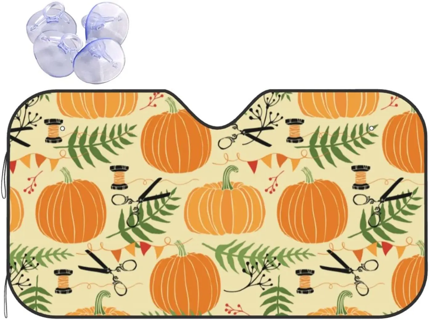 Car Windshield Sunshade Festive Thanksgiving Pumpkins Ferns Foldable Car Sun Shade Protector for Truck SUV Keep Your Vehi
Car Windshield Sunshade Festive Thanksgiving Pumpkins Ferns Foldable Car Sun Shade Protector for Truck SUV Keep Your Vehi