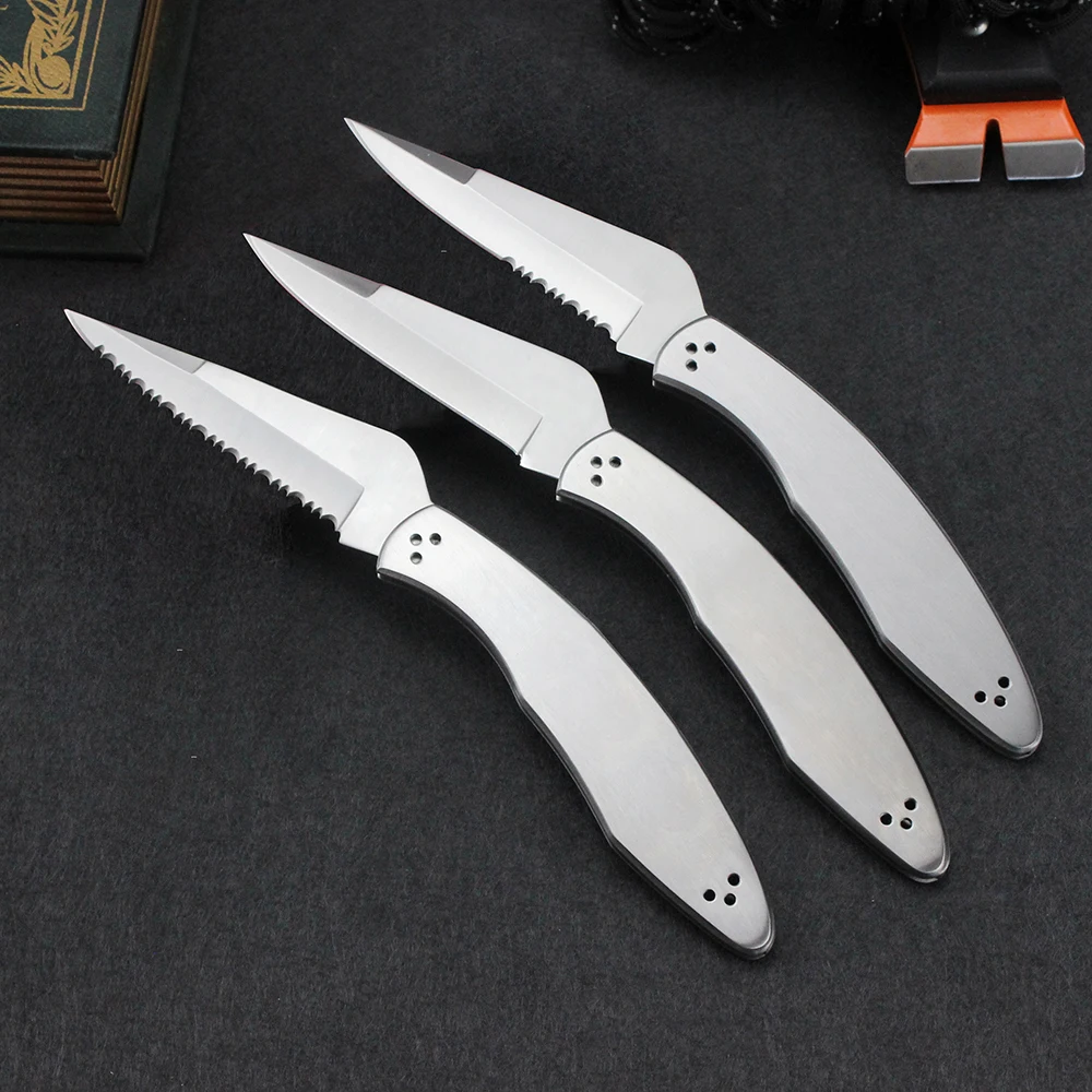 

Portable Military Folding Knife EDC Utility Knife G10 Steel Handle High Hardness Outdoor Self-defense Tactical Combat Knife