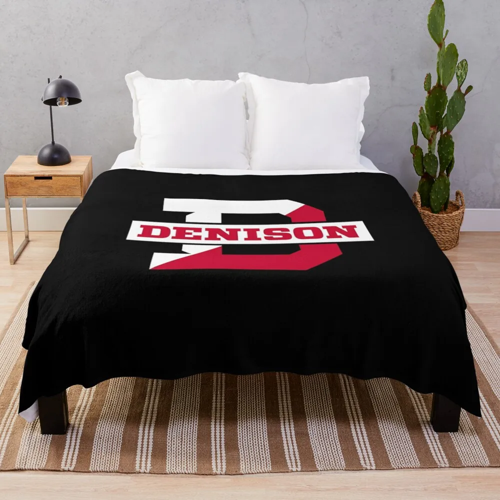 

Denison University Throw Blanket Summer Beddings Fluffy Shaggy Beautifuls For Sofa Thin Blankets