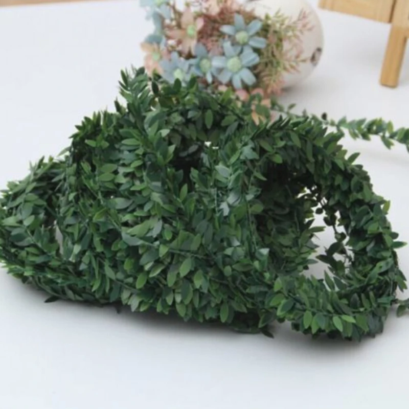 For DIY Wedding Decoration Green Leaf Artificial Wreath Rattan Artificial Wreath Rattan 7.5m Iron Wire New High Quality
For DIY Wedding Decoration Green Leaf Artificial Wreath Rattan Artificial Wreath Rattan 7.5m Iron Wire New High Quality