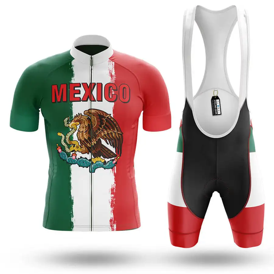POWERBAND Mexico NATIONAL SHORT SLEEVE CYCLING JERSEY SUMMER CYCLING WEAR ROPA CICLISMO+BIB SHORTS
POWERBAND Mexico NATIONAL SHORT SLEEVE CYCLING JERSEY SUMMER CYCLING WEAR ROPA CICLISMO+BIB SHORTS
