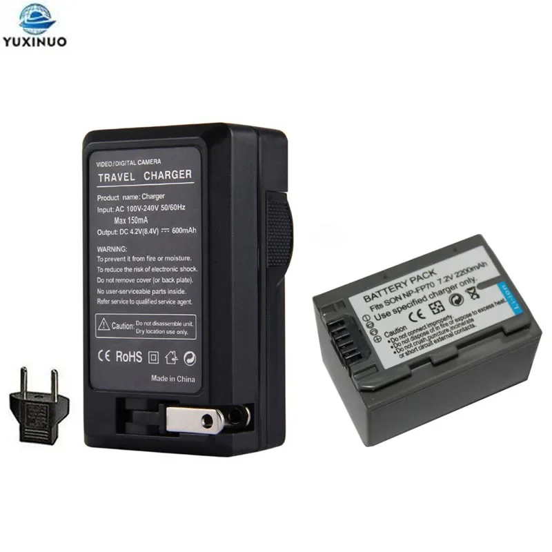 2200mAh NP-FP70 NPFP70 Battery + AC Charger For Sony NP-FP30 FP50 FP51 FP60 FP71 FP90 FP91 DVD92 DVD103 DCR-SX40 SX41 HDR-CX105
2200mAh NP-FP70 NPFP70 Battery + AC Charger For Sony NP-FP30 FP50 FP51 FP60 FP71 FP90 FP91 DVD92 DVD103 DCR-SX40 SX41 HDR-CX105
