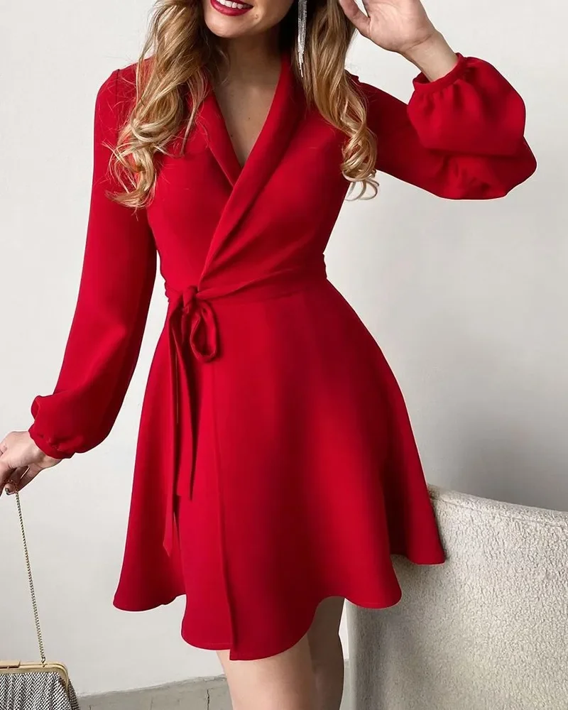 2023 Autumn and Winter British Style Women's Swing Belt Dress Fashionable Commuting Elegant Skirt Vestidos De Mujer
2023 Autumn and Winter British Style Women's Swing Belt Dress Fashionable Commuting Elegant Skirt Vestidos De Mujer
