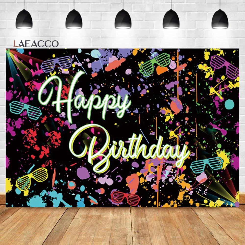 Laeacco Neno Glow in The Dark Birthday Party Photography Backdrop Colorful Graffiti Splash Paint Portrait Customized Background
Laeacco Neno Glow in The Dark Birthday Party Photography Backdrop Colorful Graffiti Splash Paint Portrait Customized Background