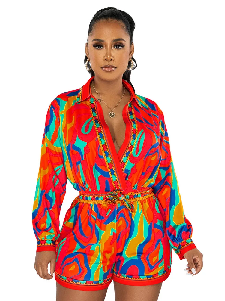 Szkzk Sexy Print Playsuit For Women High Waist Jumpsuit Night Club Wear Rompers One Piece Outfits Evening Party Jumpsuits Shorts
Szkzk Sexy Print Playsuit For Women High Waist Jumpsuit Night Club Wear Rompers One Piece Outfits Evening Party Jumpsuits Shorts