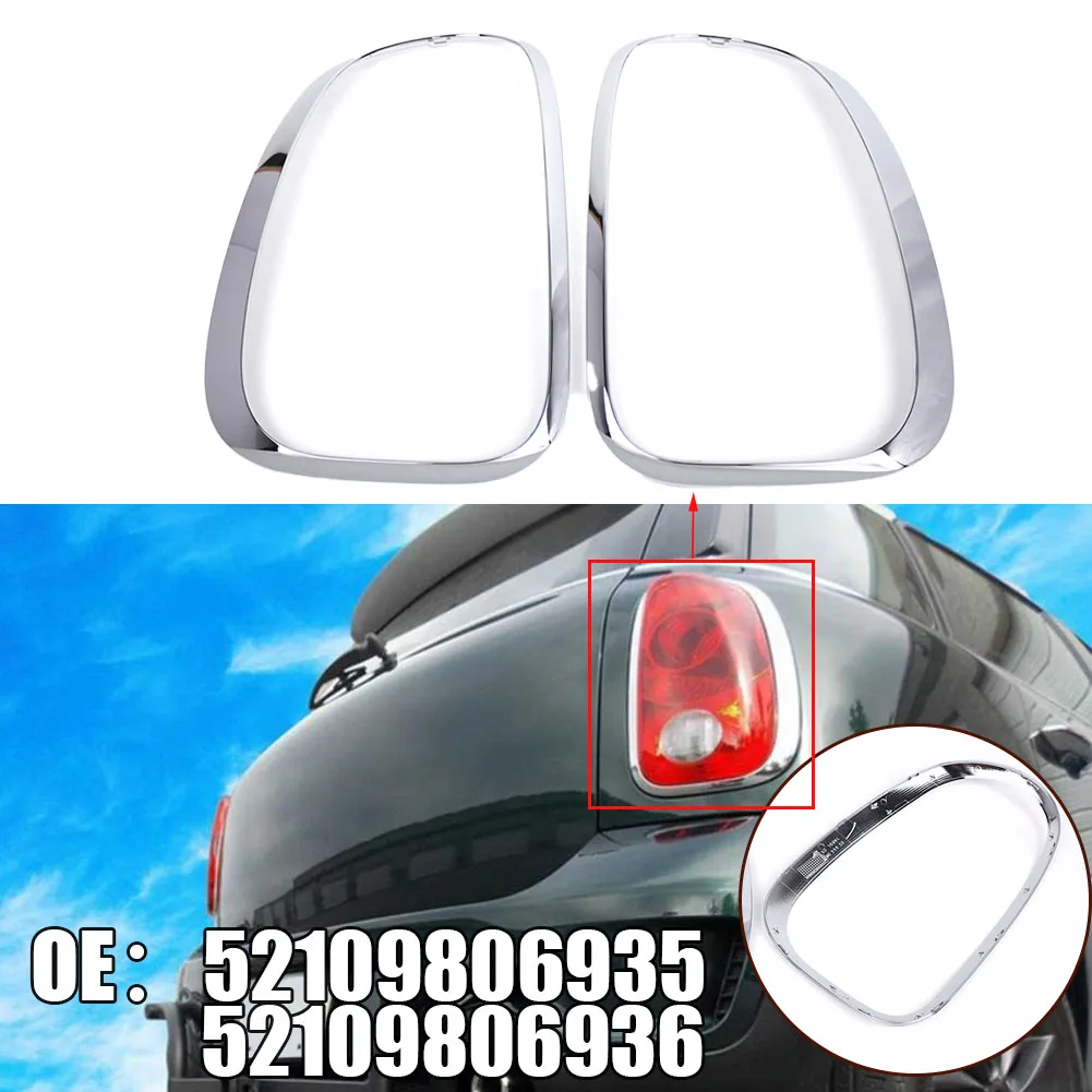 2Pcs Car Headlight Ring Bezel Trim Taillight Frame For Mini R60 R61 Countryman Car Rear Tail Light Chrome Surround Cover Kit
2Pcs Car Headlight Ring Bezel Trim Taillight Frame For Mini R60 R61 Countryman Car Rear Tail Light Chrome Surround Cover Kit