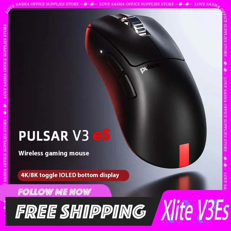 Pulsar Xlite V3es Wireless Mouse Led 4k/8k Metal Roller Lightweight Gaming Mouse Custom Low Latency Mouse For Pc Gamer Gifts
Pulsar Xlite V3es Wireless Mouse Led 4k/8k Metal Roller Lightweight Gaming Mouse Custom Low Latency Mouse For Pc Gamer Gifts