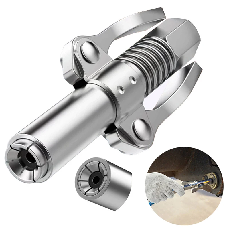 Grease Gun Coupler 10000 PSI NPTI/8 High Pressure Nozzle Oil Pump Car Injector Lube Head Service Parts Lube Tool
Grease Gun Coupler 10000 PSI NPTI/8 High Pressure Nozzle Oil Pump Car Injector Lube Head Service Parts Lube Tool