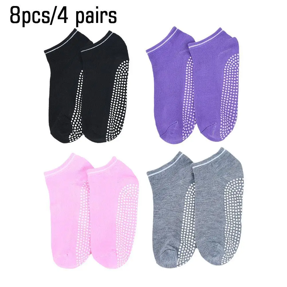 4pcs Women's Non-slip Glue Dispensing Socks Yoga Running Fitness Multifunctional Exercise Anti Slip Adhesive Socks Comfortable
4pcs Women's Non-slip Glue Dispensing Socks Yoga Running Fitness Multifunctional Exercise Anti Slip Adhesive Socks Comfortable