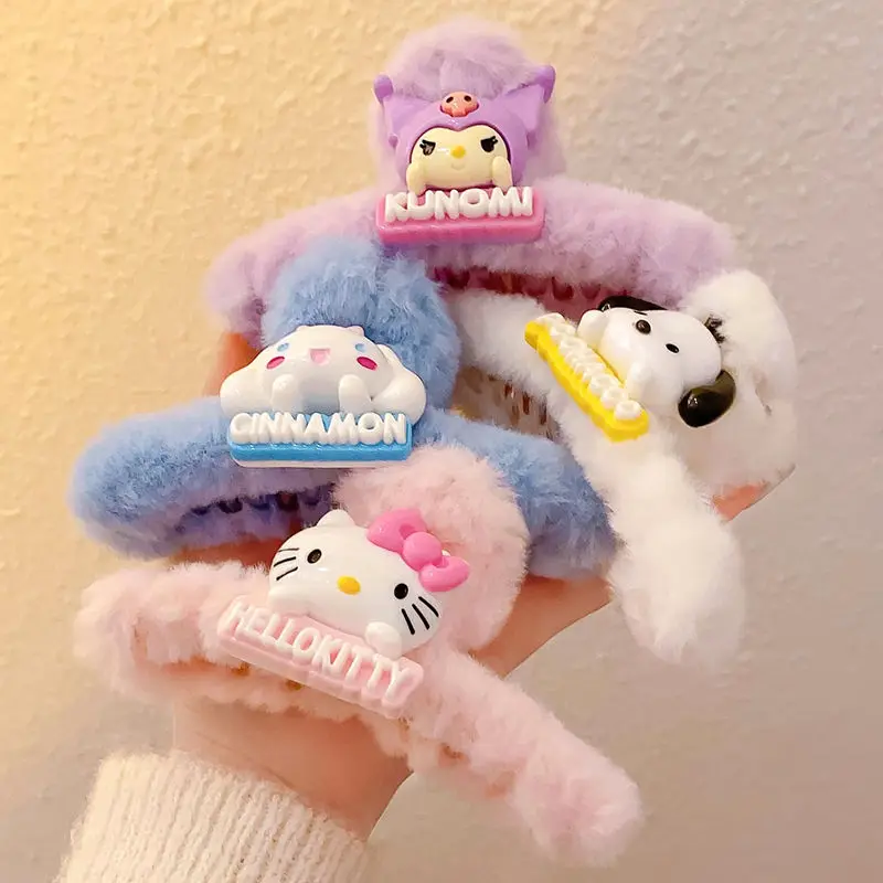 Girly Heart Kuromi Cinnamoroll Kawaii Sanrio Anime Plush Shark Clip Cute Cartoon Children Headwear Decoration Gifts for Girls
Girly Heart Kuromi Cinnamoroll Kawaii Sanrio Anime Plush Shark Clip Cute Cartoon Children Headwear Decoration Gifts for Girls