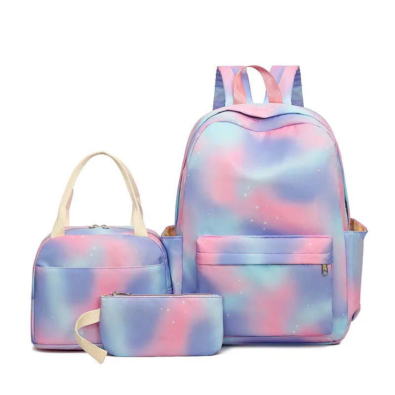 New Leisure Student School Bag High School Student High Capacity Backpack Travel Backpack Three Piece Set
New Leisure Student School Bag High School Student High Capacity Backpack Travel Backpack Three Piece Set