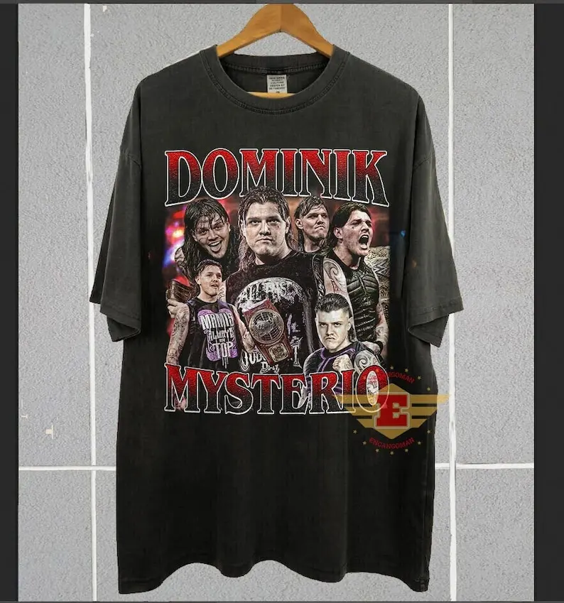 DOMINIK MYSTERIO Vintage, Dominik Mysterio Homage Actor
DOMINIK MYSTERIO Vintage, Dominik Mysterio Homage Actor