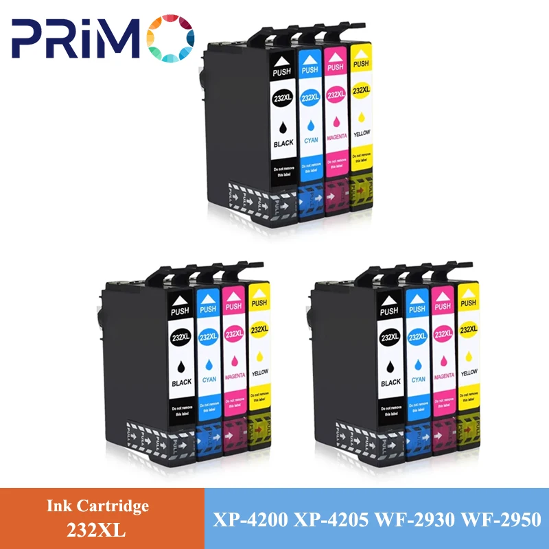 America 232XL T232XL T232 232 XL Compatible Ink Cartridge for Epson XP-4200 XP-4205 WF-2930 WF-2950 Printer
America 232XL T232XL T232 232 XL Compatible Ink Cartridge for Epson XP-4200 XP-4205 WF-2930 WF-2950 Printer