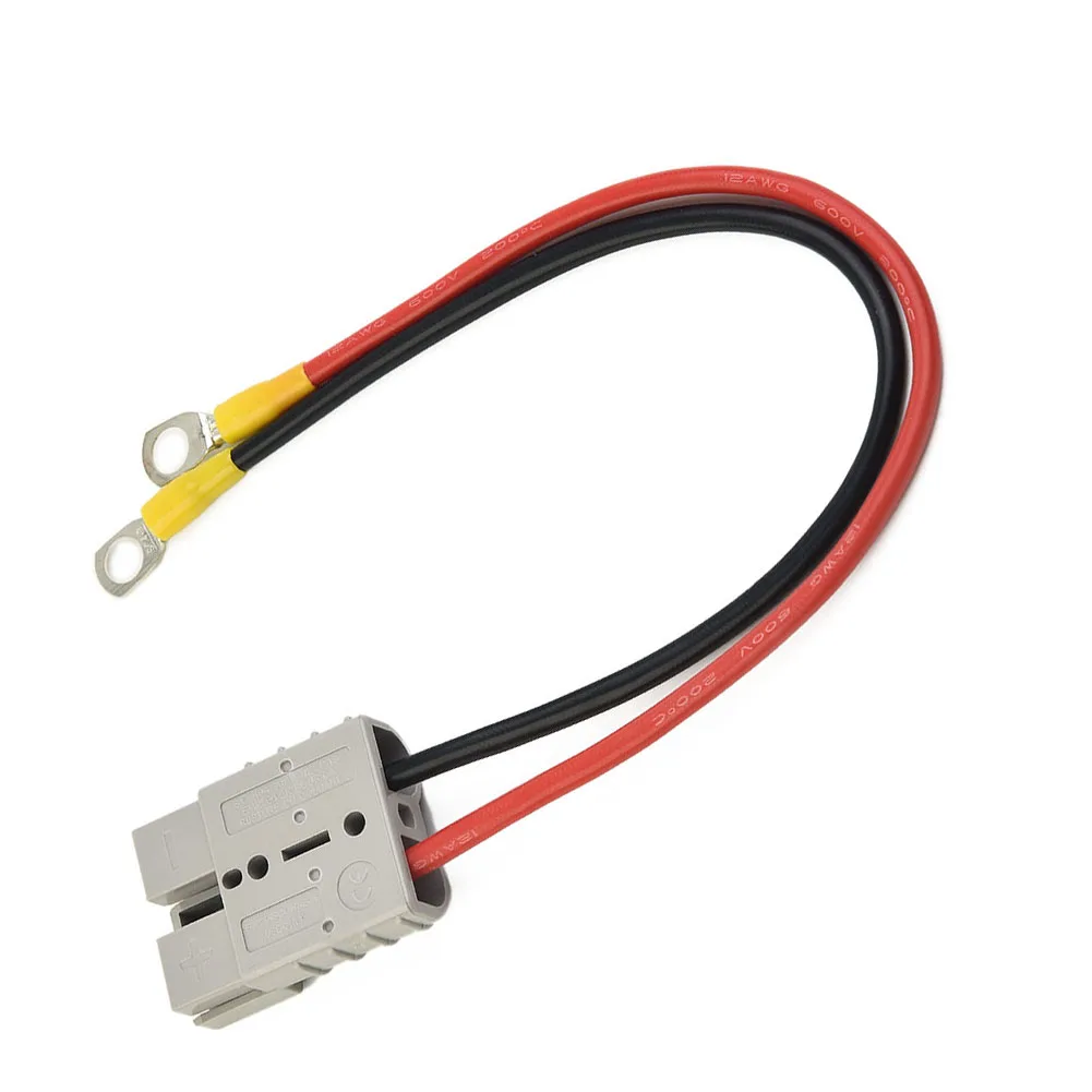 12AWG 50A Connector For Anderson Plug Lead To Lug M8 Terminal Battery Charging Connector Cable Electron Beam Cross Linking Agent
12AWG 50A Connector For Anderson Plug Lead To Lug M8 Terminal Battery Charging Connector Cable Electron Beam Cross Linking Agent