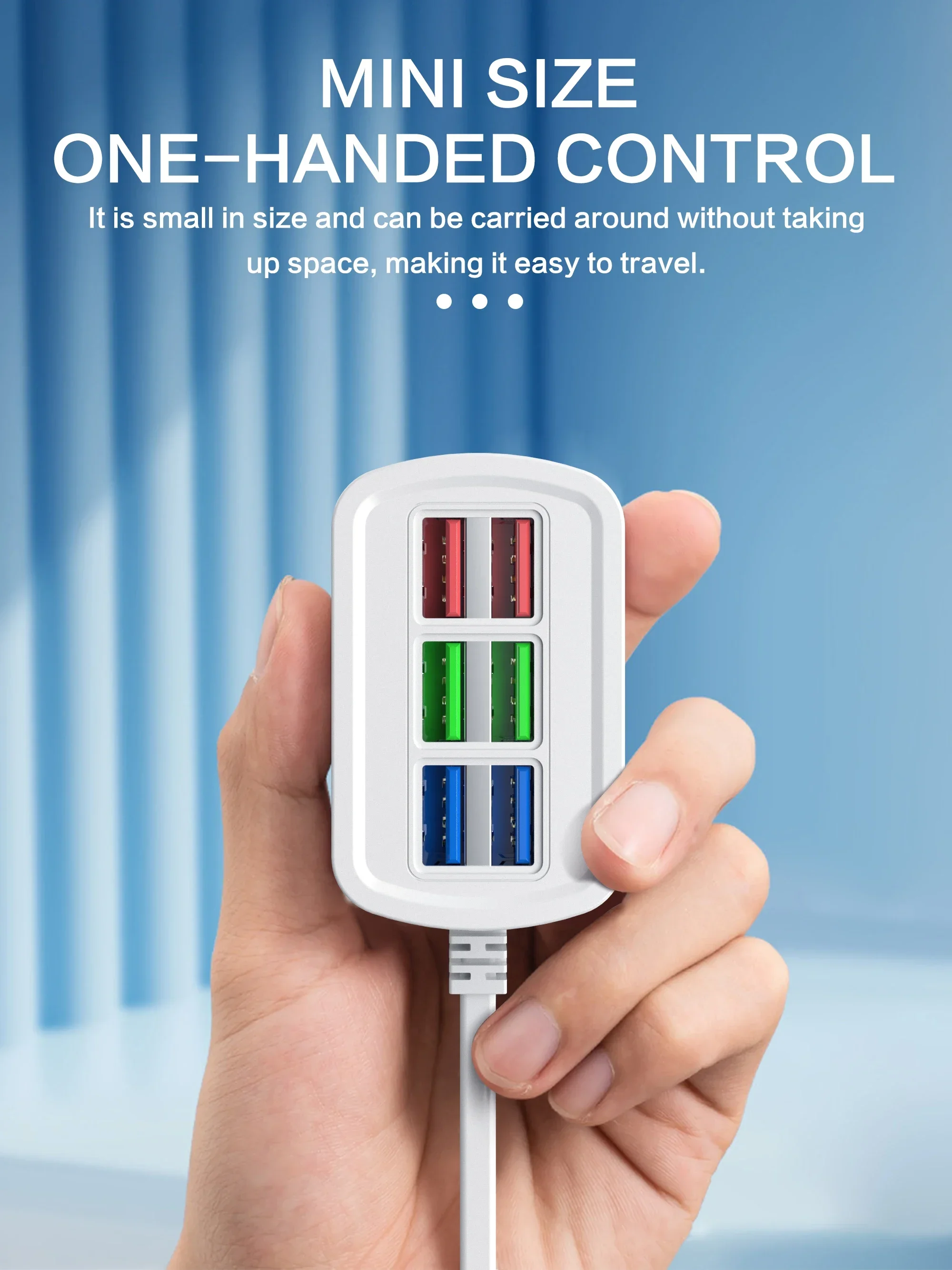 USB Power Strip Phone Charger Multi 6 Ports Universal Adapter Fast Quick Charging Head Socket Wall Charger Socket HUB Splitter USB Power Strip Phone Charger Multi 6 Ports Universal Adapter Fast Quick Charging Head Socket Wall Charger Socket HUB Splitter