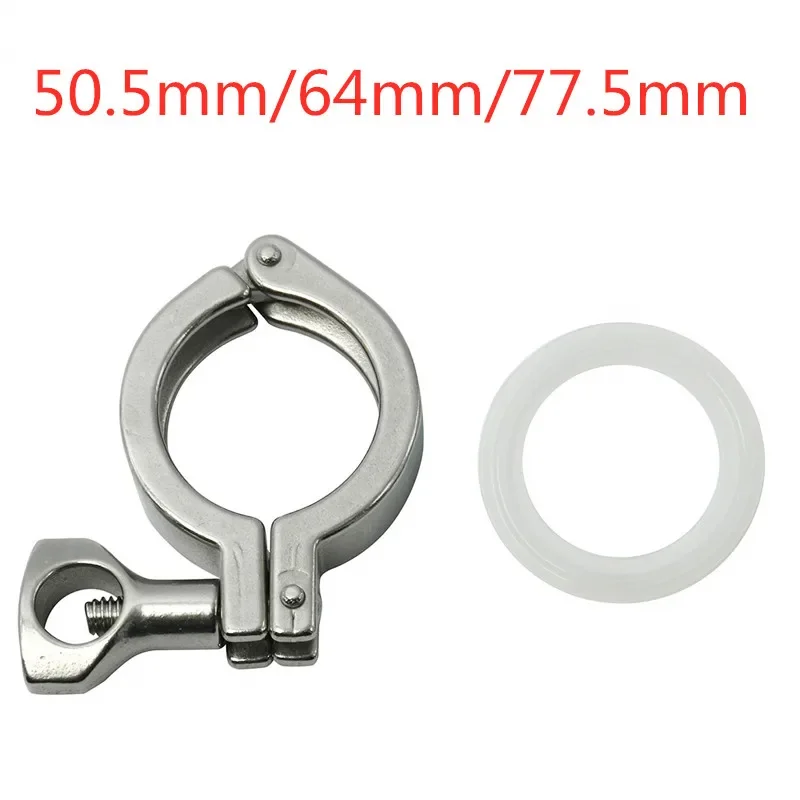 Stainless Steel Single Pin Heavy Duty Tri Clamp with Wing Nut and Silicone Gasket for Ferrule
Stainless Steel Single Pin Heavy Duty Tri Clamp with Wing Nut and Silicone Gasket for Ferrule
