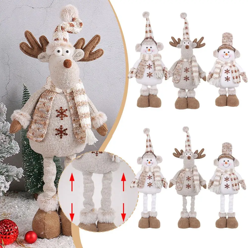 Knitted Doll Window Scene Decoration Christmas Snowman Doll Models Ornaments Telescopic Gift Party Decoration Deer Christma R8J8
Knitted Doll Window Scene Decoration Christmas Snowman Doll Models Ornaments Telescopic Gift Party Decoration Deer Christma R8J8