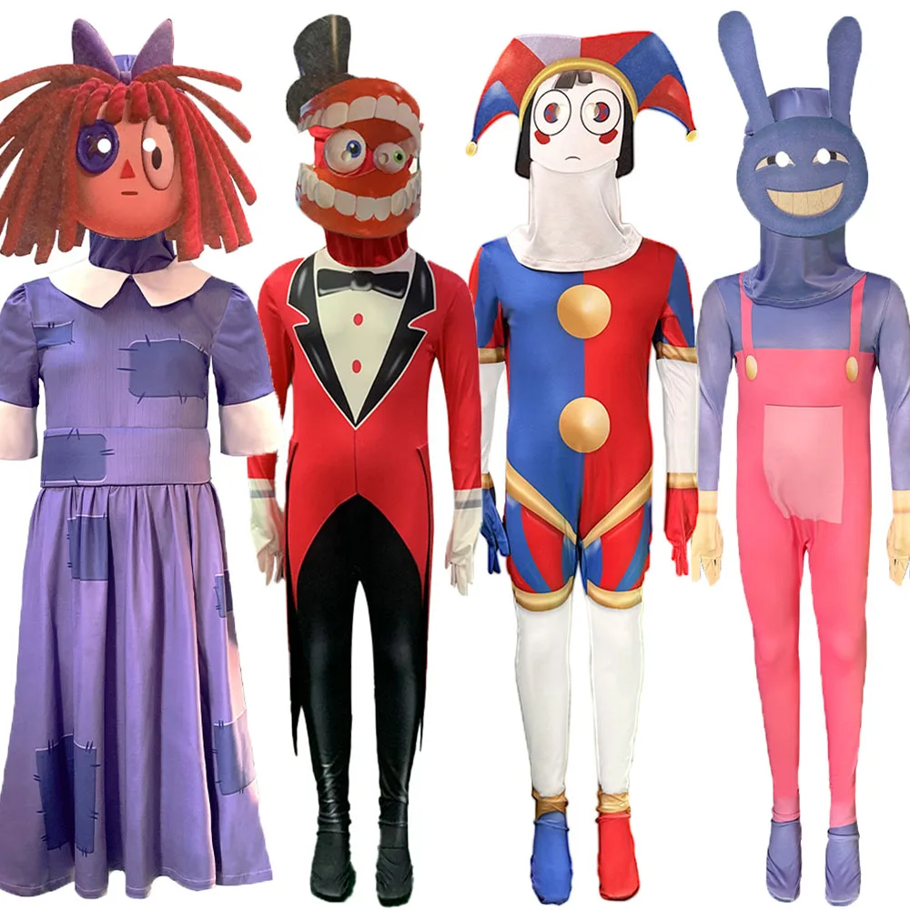 Аниме удивительный цифровой цирковой Косплей Костюм для взрослых и детей унисекс памни мем комбинезон комплект Zentai боди рождественские подарки
Аниме удивительный цифровой цирковой Косплей Костюм для взрослых и детей унисекс памни мем комбинезон комплект Zentai боди рождественские подарки