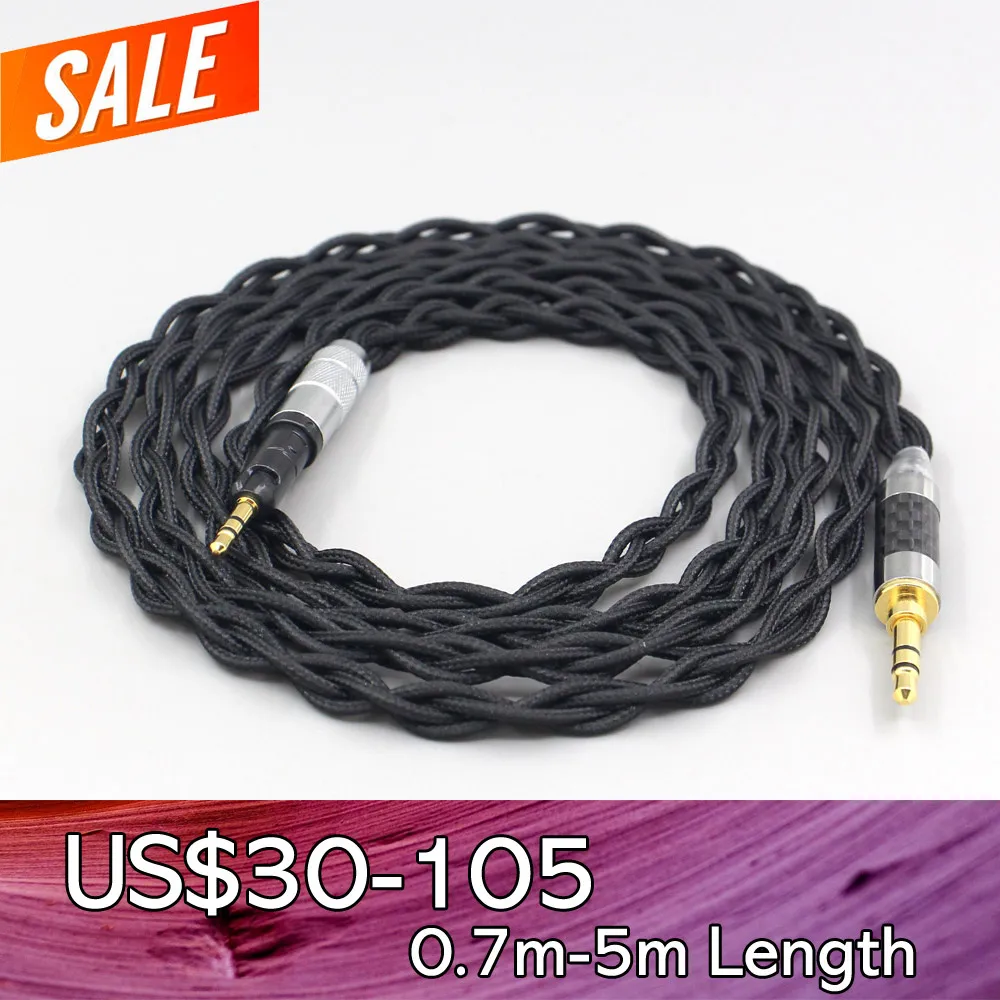 

Pure 99% Silver Inside Headphone Nylon Cable For Audio Technica ATH-M50x ATH-M40x ATH-M70x ATH-M60x Earphone Headset LN007461