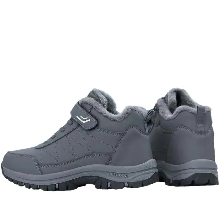 الرجال الشتاء سميكة القاع الثلوج الأحذية الدافئة صوف مبطن أحذية رياضية غير رسمية في الهواء الطلق المضادة للانزلاق أحذية قطنية جولة تو كعب مسطح الرجال الشتاء سميكة القاع الثلوج الأحذية الدافئة صوف مبطن أحذية رياضية غير رسمية في الهواء الطلق المضادة للانزلاق أحذية قطنية جولة تو كعب مسطح