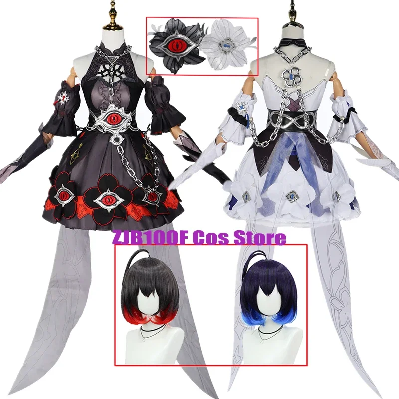 Игра Honkai Star Rail 3 косплей женщина Близнецы Seele Vollerei Косплей Костюм Униформа платье парик на Хэллоуин фотореквизит для женщин