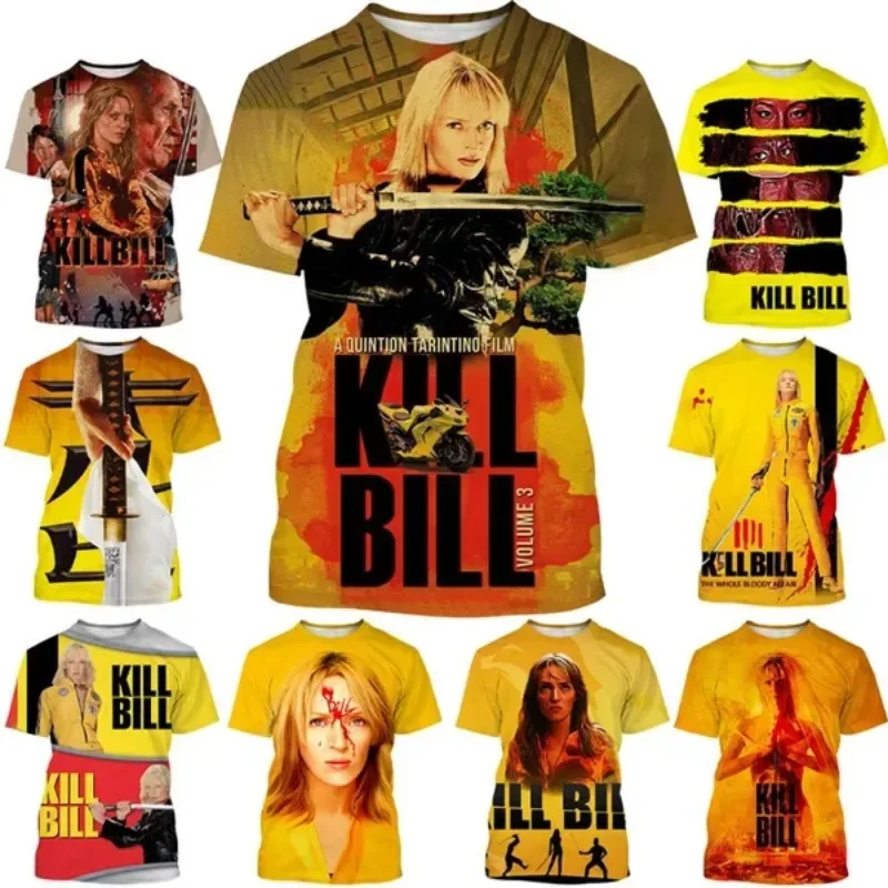 Movie Kill Bill 3D Printing Men's Short-sleeved T-shirt Hip-hop Trend Unisex Casual Round Neck T-shirt Sports Cool Streetwear
Movie Kill Bill 3D Printing Men's Short-sleeved T-shirt Hip-hop Trend Unisex Casual Round Neck T-shirt Sports Cool Streetwear