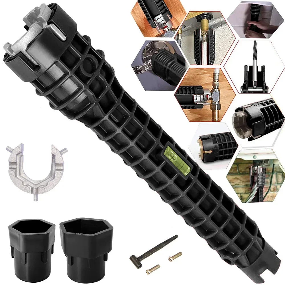 8 In 1/5 In 1 Flume Wrench Sink Faucet Plumbing Tools Wrench 8 In 1 Multifunctional English Key Repair Plumbing Wrench Tool
8 In 1/5 In 1 Flume Wrench Sink Faucet Plumbing Tools Wrench 8 In 1 Multifunctional English Key Repair Plumbing Wrench Tool