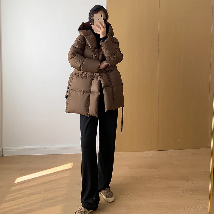 Winter Women's Down Jackets Ultra Light Warm Casual Coat Female Puffer Jacket With Belt Plus Size Hooded Short Parka 30 Mallzona S4a06d3403cd8413185643c93eb4d3c361 Winter Women's Down Jackets Ultra Light Warm Casual Coat Female Puffer Jacket With Belt Plus Size Hooded Short Parka Mallzona