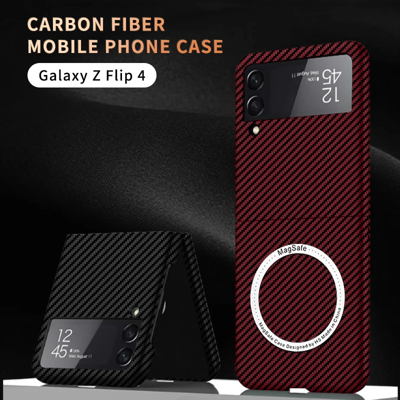 Luxury Ultra-thin Carbon Fiber Case For Samsung Galaxy Z FLIP 4 Magnetic Magsafe Wireless Charging Shockproof Cover Case Coque
Luxury Ultra-thin Carbon Fiber Case For Samsung Galaxy Z FLIP 4 Magnetic Magsafe Wireless Charging Shockproof Cover Case Coque