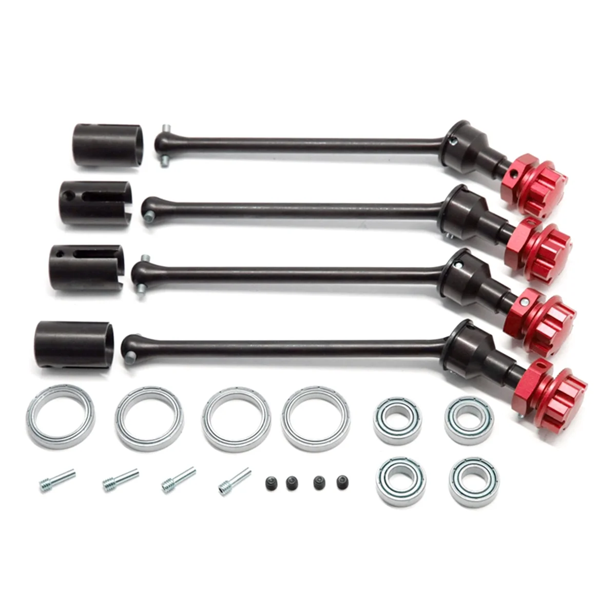 4Pcs 8996X Steel Extended Drive Shaft CVD with Splined Wheel Hex for 1/10 Traxxas MAXX WideMaxx RC Car Parts, Red
4Pcs 8996X Steel Extended Drive Shaft CVD with Splined Wheel Hex for 1/10 Traxxas MAXX WideMaxx RC Car Parts, Red