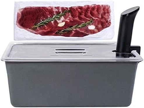 Sous Vide Container with Lid and Insulating Sleeve | Sous Vide Accessories | Compatible with Anova, Anova Nano, Joule, , Sous Vi
Sous Vide Container with Lid and Insulating Sleeve | Sous Vide Accessories | Compatible with Anova, Anova Nano, Joule, , Sous Vi