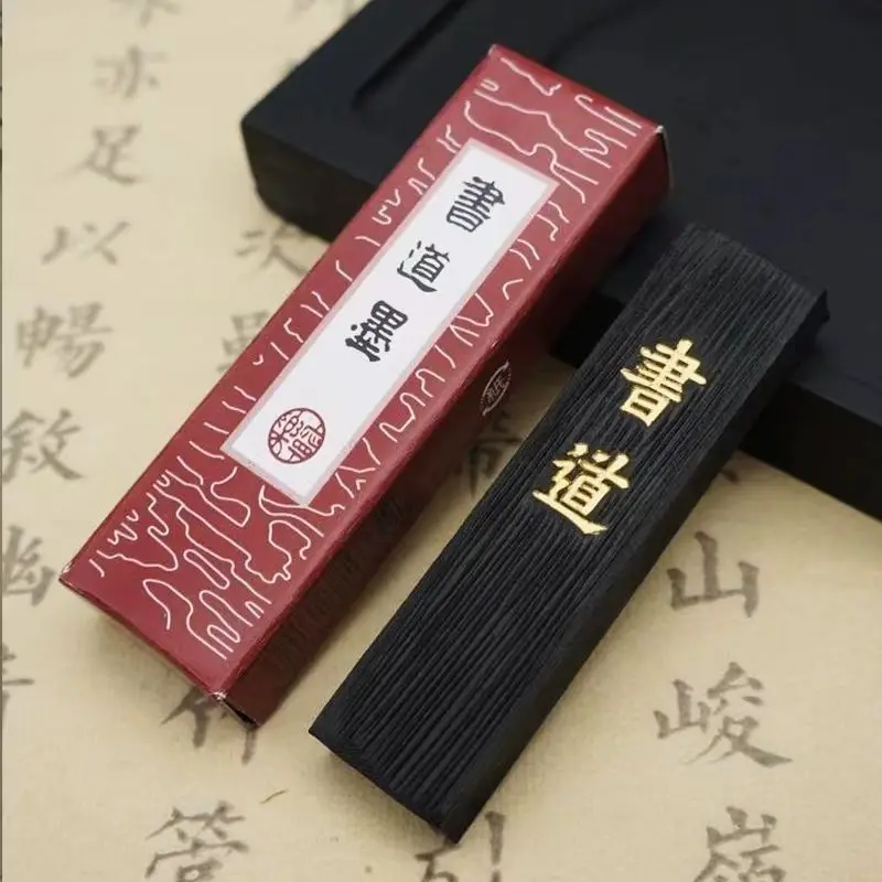 

Chinese Painting Ink Stick Solid ink Lao Hukaiwen Song Yan pine-soot Ink Stick calligraphy ink Hui Mo Japanese Shu Dao